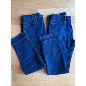 Men's Set of 2 Banana Republic Dark Wash Jeans 34x32 Straight fit
